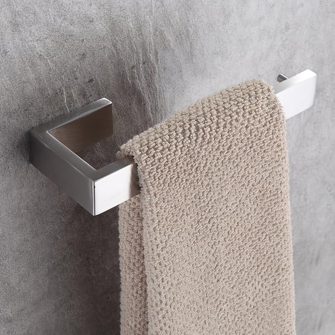 Fapully Four Piece Bathroom Accessories Set Stainless Steel Wall Mounted,Brushed Nickel Finished