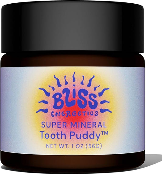 Bliss Energetics Remineralizing Tooth Puddy | Fluoride-Free with Hydroxyapatite | Remineralization | All Natural Ingredients & Preservative Free | Mineral-Rich Spot Treatment 1oz