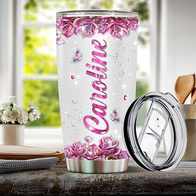 Personalized Human Resources Gifts For Women 20oz Insulated Stainless Steel Travel Mug Coffee Tumbler Cup With Lid Hr Gift For Wife Daughter Mom Christmas Birthday Mother's Day Valentine