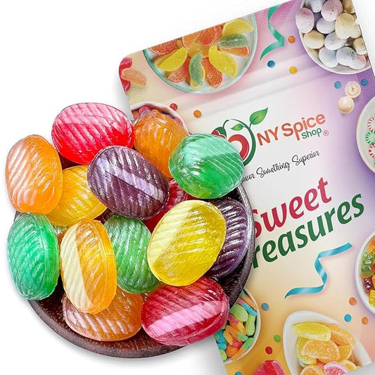 NY Spice Shop Candy Discs Collection (2 Pound (Pack of 1), Honey Filled Assorted Hard Candy)