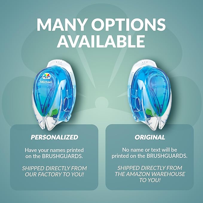 BRUSHGUARD Toothbrush Protector, Cap and Holder - Hygienic Storage Cover