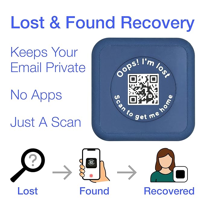 Kasse Invisalign Case by nCase | Modern Aligner & Retainer Case w/QR Code Recovery | Magnetic Twist Open | 3D Printed in the USA | Secure Travel Design | Includes Invisalign Remover Tool | Navy Blue