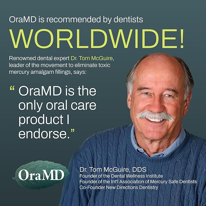 OraMD Original Tooth Oil for Oil Pulling - Healthy Gums, Fresh Breath & Sensitive Teeth Relief - Natural Alternative to Mouthwash (3-Pack)