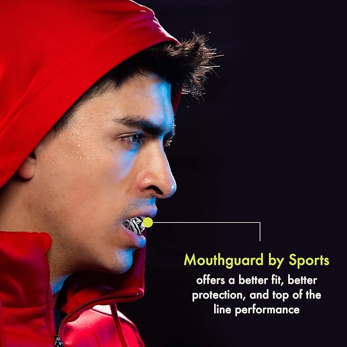 DAMAGE CONTROL Extreme Impact Mouth Guard – Sports Mouthguard for Boxing, MMA, BJJ, Hockey, Rugby, Lacrosse, & More – Mouthpiece for Teeth & Jaw Protection, for Youth & Adults (Youth, Blackarts)