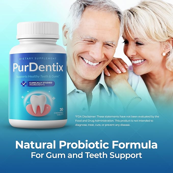 Oral Health Probiotic – 4-Strain Formula for Healthy Gums, Teeth & Fresh Breath – 180 Chewable Tablets