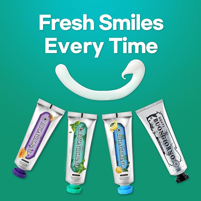Original Toothpaste (Herbal Mint) – Bad Breath Eliminator for Halitosis & Morning Breath, Propolis, Natural Whitening(Baking Soda), Xylitol, SLS & Paraben Free (3.52fl oz / 100g)