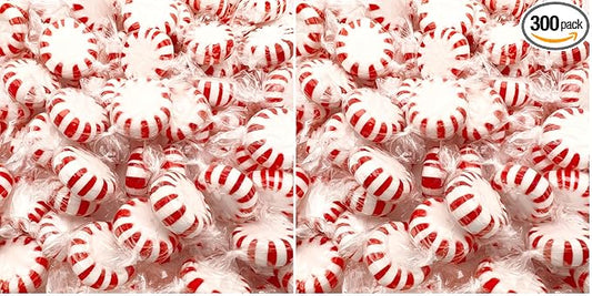 Starlight Peppermint Hard Candy | Bulk 2 Pounds | Individually Wrapped Mints | Refreshing Peppermint Candies (Pack of 2)