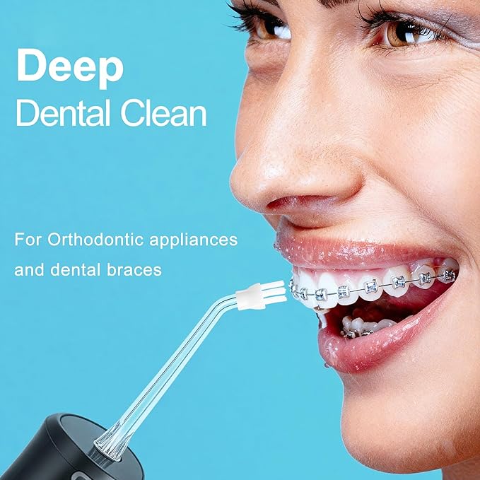 Replacement Heads for Onlyone Water Flosser, Only Compatible Onlyone FC5090 Water Flosser Replacement Tips Oral Irrigator Jet Tip(5 Tips Combo)