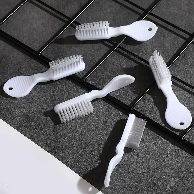 Patelai 50 Pcs Handle Toothbrush Thumbprint Individually Packaged Security Toothbrush Bulk with Short Handle Soft Bristles for Portable Travel Teeth Cleaning, Mini Size