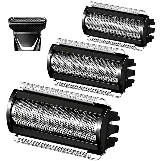 Shaver Replacement Blade compatible with MANSCAPED The Lawn Mower 5.0 Ultra SkinSafe Replacement Foil Shaver Head Refill (Black-Lawn Mower 5.0 Foil Blade/2PCS)