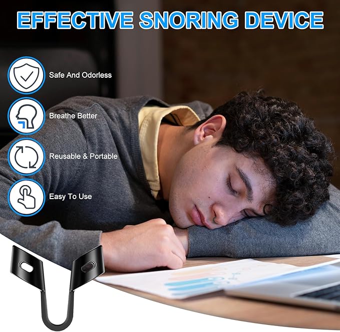 Anti Snoring Devices, Nasal Dilator for Sleeping, Effective to Relieve Snoring, for Nasal Snorers, Reusable Snoring Device to Enjoy a Peaceful Night's Sleep - 3 Pack (S)