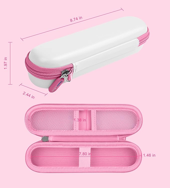 Stukcae Toothbrush Travel Case for Oral-B Pro 1000, 2000, 3000, 3500 Sonicare 4100, Hard Shell Portable Carrying Electric Toothbrush Protection Case
