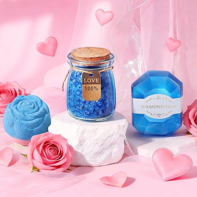 Valentines Day Gifts for Her, Birthday Gift for Women Spa Baskets Set, Valentines Day Gifts for Him, Wife, Girlfriend, Sister, Mom, Couples, Grandma, Bestie, Boyfriend, Coworkers Holiday Anniversary