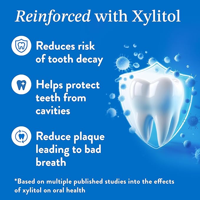 Mouthology 10% Nano Hydroxyapatite Toothpaste (Fluoride Free), Whitening*, Supports Enamel Care*, Appropriate for Sensitive Teeth*, SLS Free, Xylitol nHA Toothpaste for Adults, Mint 4oz (USA Made)