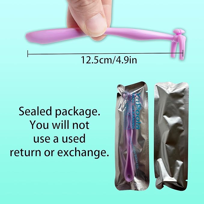 Design Colorful Floss Holder Reusable Dental Floss Handle Adults and Kids NO-Waste Floss Picksfloas Holder Flosser (PinkBlueGreenYellowPurpleLightpink)
