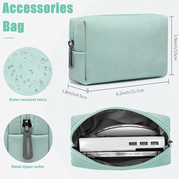 HYZUO 13.3-14 Inch Laptop Sleeve Case with Stand Feature for MacBook Pro 14 M5/M4/M3/M2/M1 2026-2021, MacBook Pro/Air 13.3, 13" 13.5" 13.8" Surface Laptop, HP Spectre X360 13/14, Mint Green