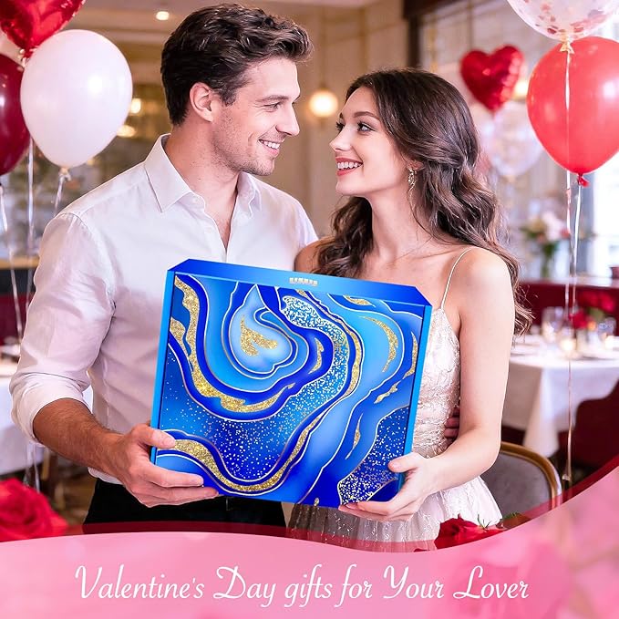 Valentines Day Gifts for Her, Birthday Gift for Women Spa Baskets Set, Valentines Day Gifts for Him, Wife, Girlfriend, Sister, Mom, Couples, Grandma, Bestie, Boyfriend, Coworkers Holiday Anniversary