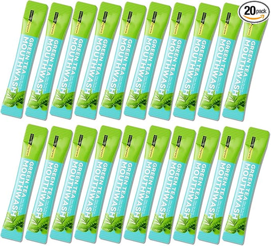 Travel Size Mouthwash,Mini Mouthwash Travel Size Bulk Portable Mouth Wash Set,Individual Small Travel Mouth Wash Packets for Fresh Breath(Pack of 20) D