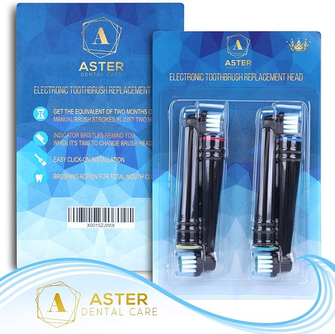 Toothbrush Head Compatible with Oral B - 16 Pack Aster Replacement Electric Professional Toothbrush Heads Deep and Precise Cleaning Brush Heads Toothbrush Heads Compatible with Oral B Braun