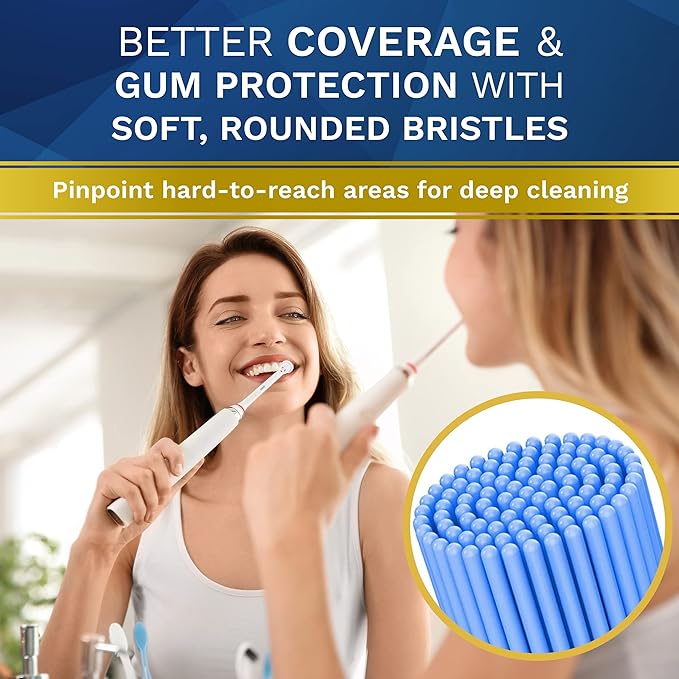 Replacement Toothbrush Heads Compatible with Oral B - 8 Pack Aster Toothbrush Head Compatible with Oral B Braun Professional Electric Brush Heads Refill for 7000/Pro 1000/9600/ 5000/3000/8000