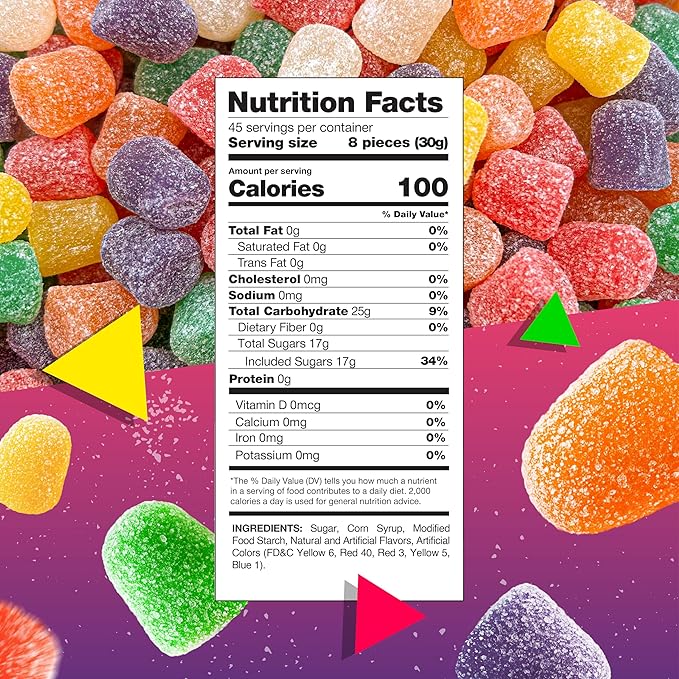 Spice Drops Candy | 3 Lb Bag | Assorted Spiced Gum Drops in Bulk | Jelly Candies in Clove, Wintergreen, Anise, Cinnamon, Peppermint, and Spearmint Flavors