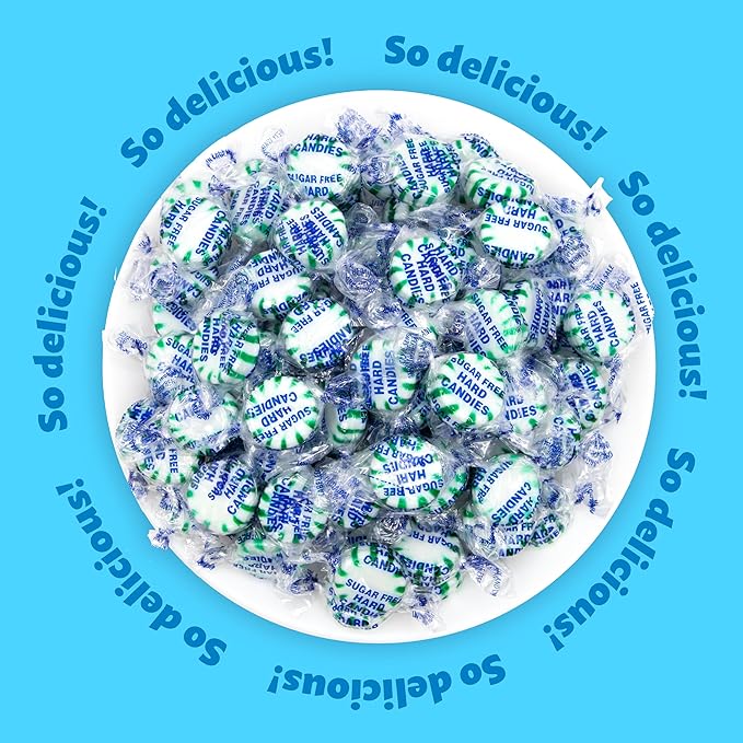 Sugar-Free Starlights Spearmint Hard Candy, 1-Pound Pack (Pack of 2)