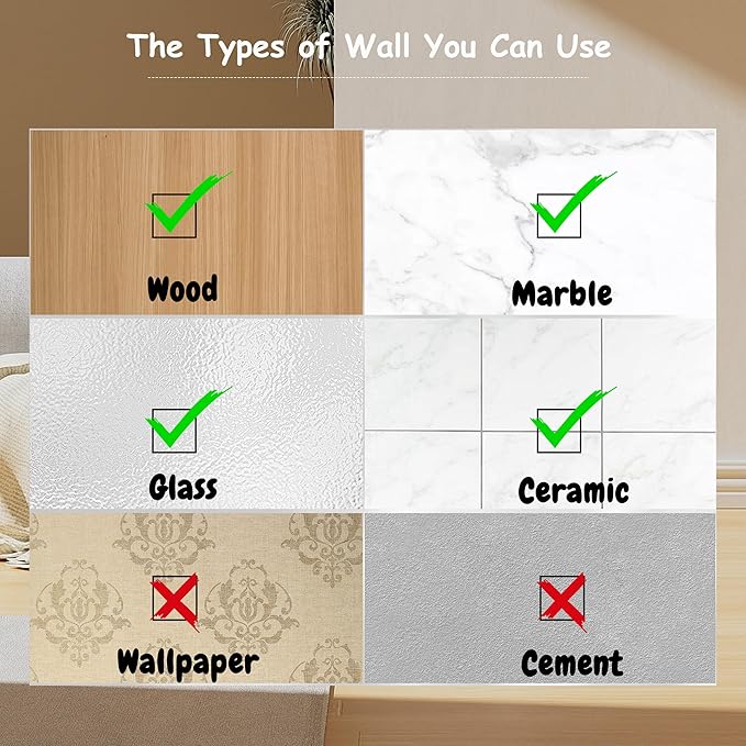 6 pcs Silicone Waterproof self Adhesive Toothbrush Holder,Multi-Function Wall Mounted Single Hook Plug Holder for Toothbrush Razor and Small Items for Bathroom Kitchen Living Room Office
