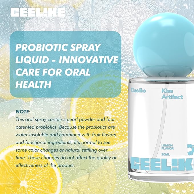 Oral Spray – Fresh Breath, Dual Cooling Experience & Convenient On-The-Go Design – Perfect for Freshening Breath Anywhere, Anytime (Lemon, 2 Count)