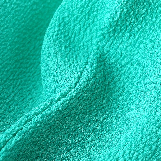 Valitic Exfoliating Glove Body Scrubber - Exfoliating Mitt Dead Skin Remover, Shower Face and Body Exfoliator - Korean Style Skin Scrubber Washcloth - Spray and Self Tan Remover, Pair Turquoise