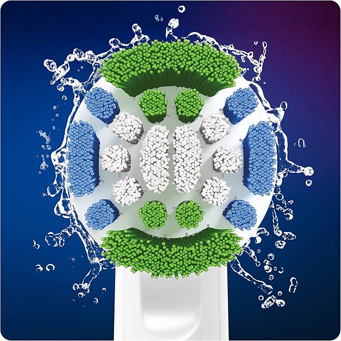 Oral-B Precision Clean Replacement Brush Heads, CleanMaximiser Bristles, Pack of 8
