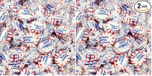 Sugar-Free Starlight Peppermints | 1-Pound Bag | Hard Candy (Pack of 2)