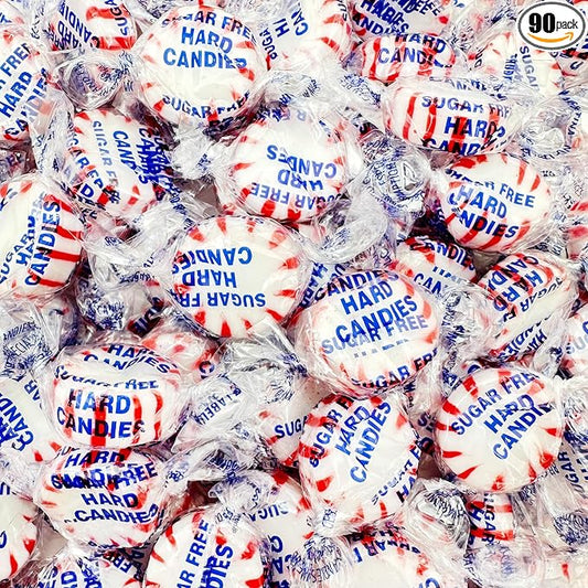 Sugar-Free Starlight Mints | 1-Pound Pack | Peppermint Hard Candy