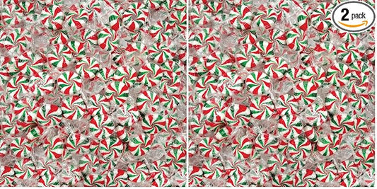 Starlight Mints - 2 Pound Pack (About 150 Count) - Peppermint Candy - Pinwheel Bulk Mints Individually Wrapped - Mint Candy for Office Bowls, Parties and Events (Pack of 2)