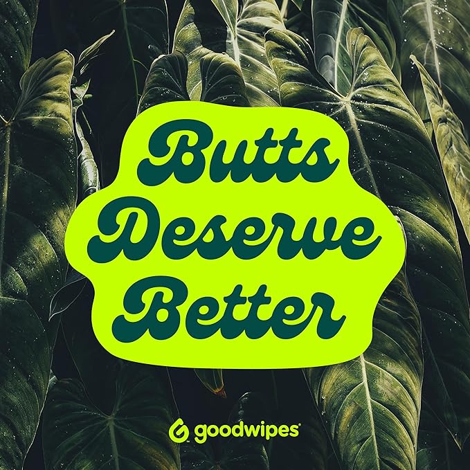 goodwipes Flushable Butt Wipes - Vitamin E & Aloe - Sewer & Septic Safe - Extra Large Adult Wet Wipes For Women & Men - Bathroom Essentials - Lavender, 318 Count (6 Packs + 1 Travel)
