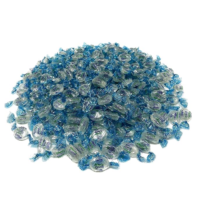Crystal Clear Mints - 3 lbs - Clear Refreshing and Elegant After Dinner Mint Hard Candies - Bulk American Vintage Candy Assortment - Individually Wrapped, 48 oz.