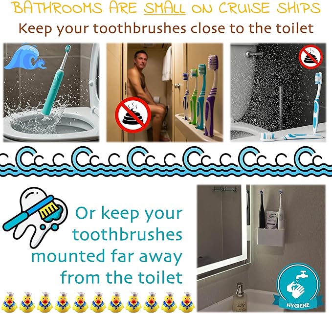 Cruise Ship Essentials Magnetic Toothbrush Holder Cruise Essentials 2025.Caribbean Cruise Must Haves. Alaskan Cruise Must Haves. Cruise Ship Essentials 2025, Caribbean Royal