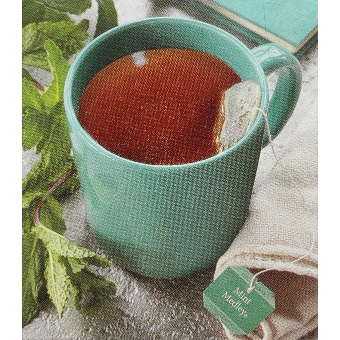 Bigelow Tea Mint Medley Herbal Tea, Caffeine Free Mint Tea with Spearmint and Peppermint, 20 Count Box (Pack of 6), 120 Total Tea Bags