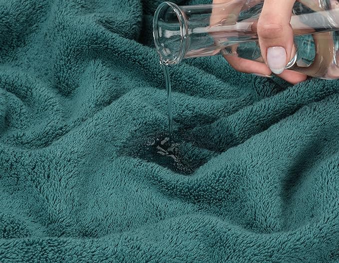 American Soft Linen Oversized Bath Sheet 40x80 Extra Large for Bathroom, 600 GSM 100% Cotton Turkish Jumbo Bathsheet Towels for Adults, Teal Bath Sheet